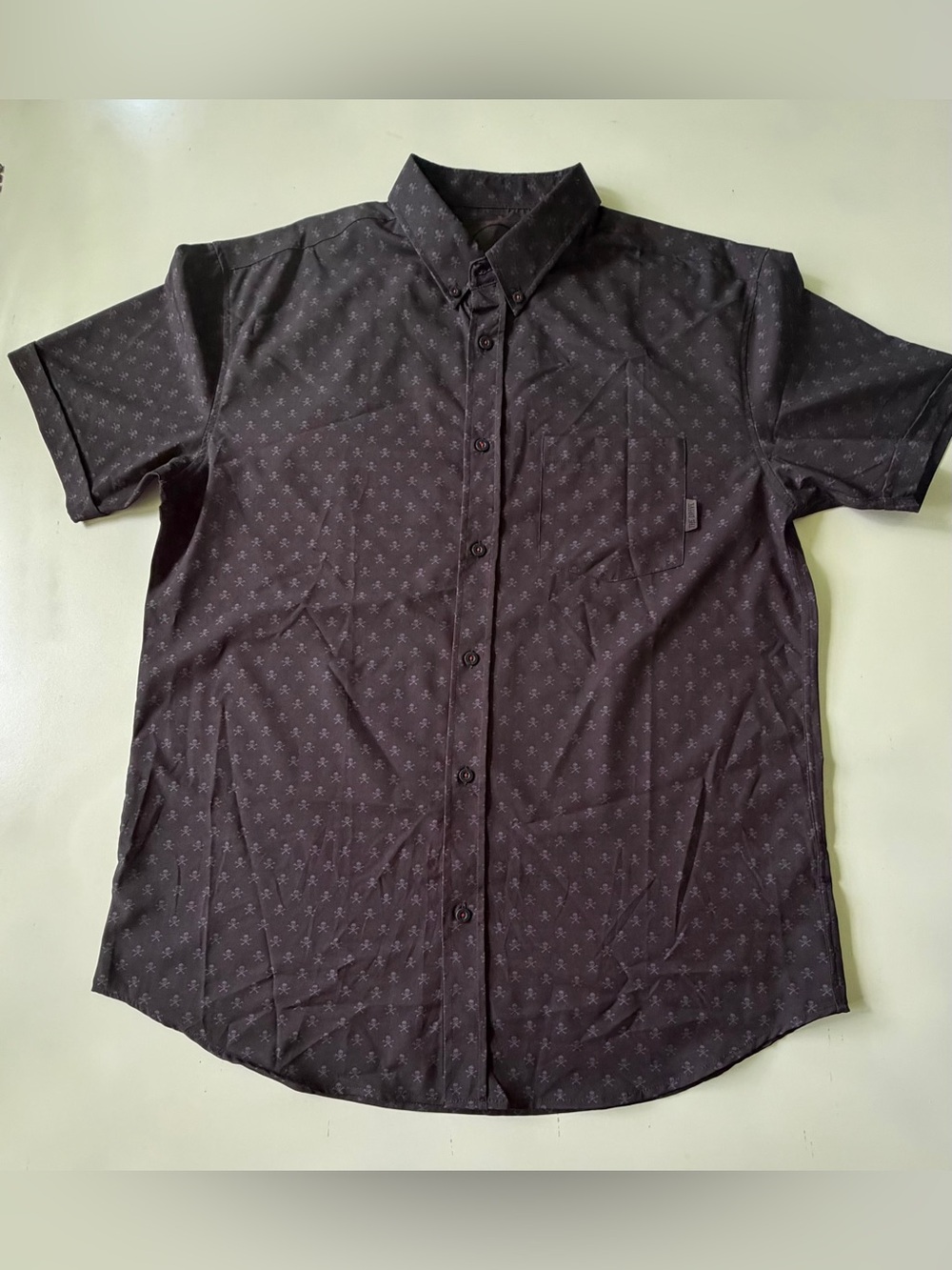 The Drive Clothing Shirt Men’s XL Performance Hazardous Skull AOP